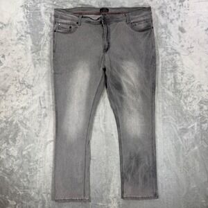 Steve's Jeans Straight‎ Jeans Men's Size 42x32 Gray Denim Pants
